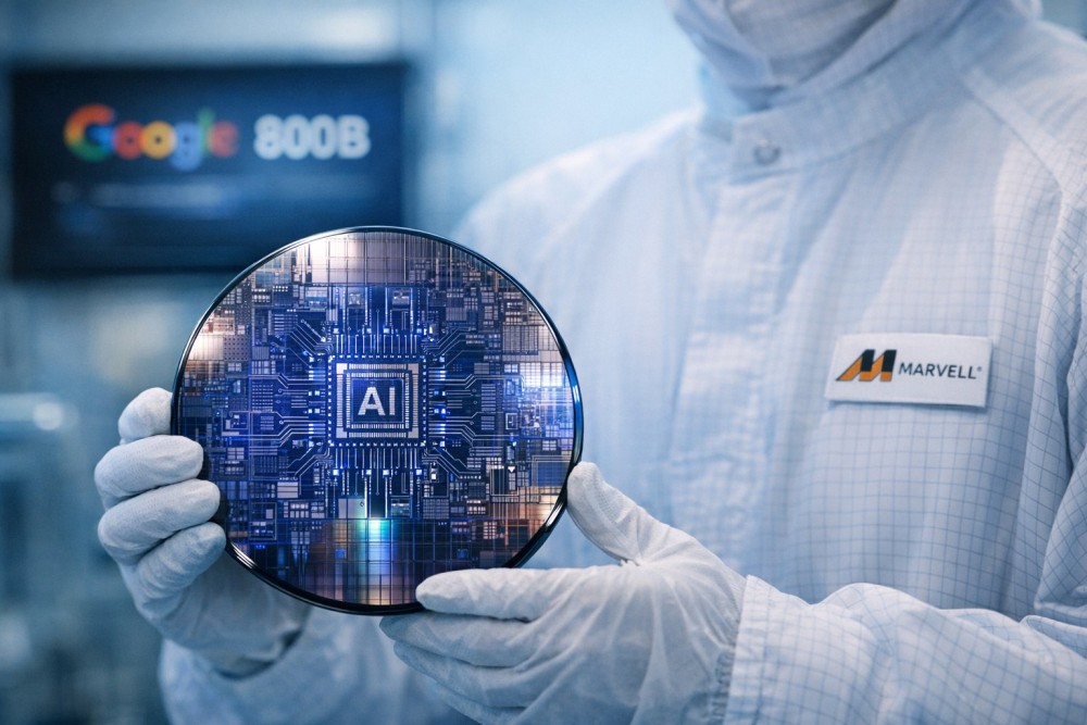 Marvell-Google Garap 2 Chip AI, Saham MRVL Melonjak 7%