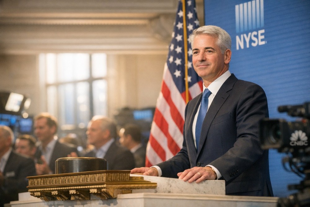 Ackman's $5B Pershing Square IPO Lists on NYSE