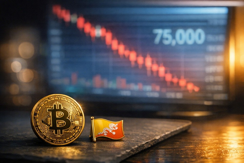 Bhutan Sells 100 More BTC as Gold Outpaces Bitcoin in 2026