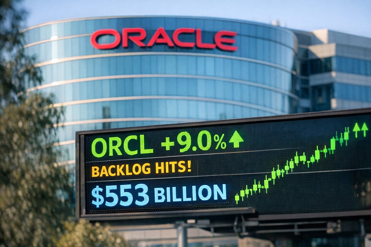 Oracle Soars 9% on AI Boost